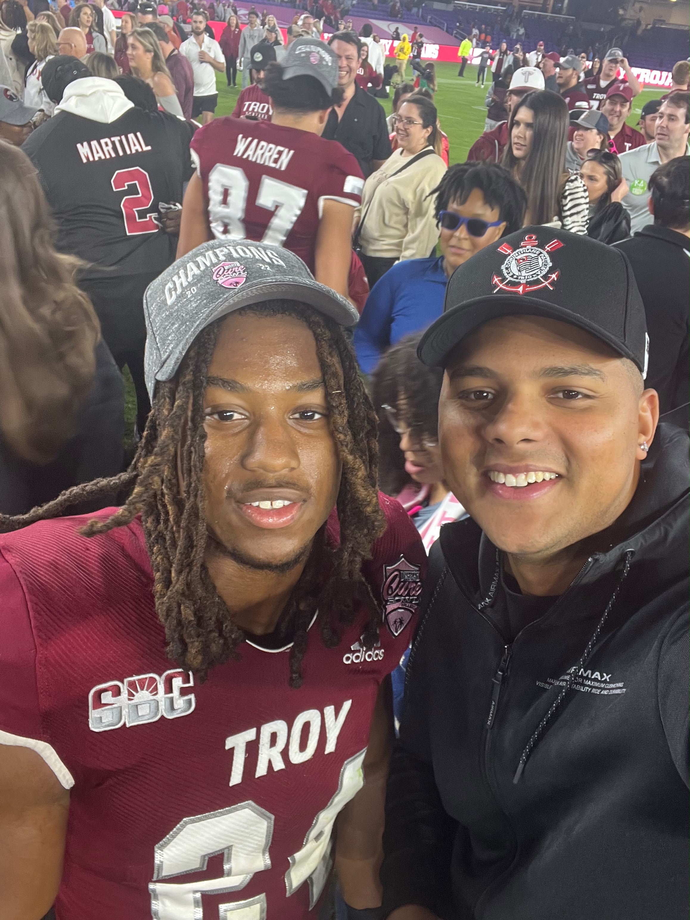 Jogador da Troy University — Cure Bowl